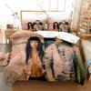 Nathy Peluso Bettwäsche-Set mit 2 Kissenbezügen, Beliebter Latin-Sänger Druck Bettwäsche-Set Weicher Stoff Schlafzimmer-Dekoration Geschenk für Reggaeton