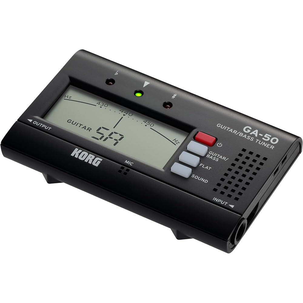 KORG (KORG) Guitar/Bass Tuner GA-50 Perfect for Individual Practice, Multi-string Guitar, Multi-s...