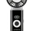 Digital Display Mini Electric Fan Adjustable Powerful Turbos Fan Portable Handheld Fan  Indoor Use
