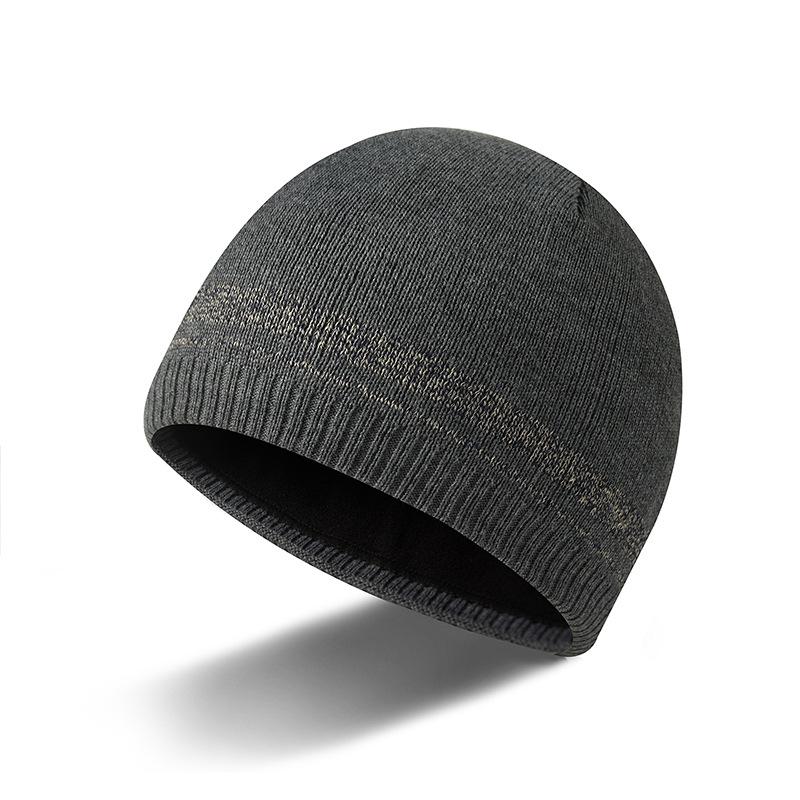 Light board knitted hat Winter men's wool hat Brimless pullover hat Cold hat can be designed