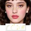 12pcs Waterproof Glitter Freckles Face Tattoo Facial Art Makeup Stickers  Music Party