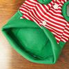 Striped Dog Christmas Clothing Breathable Warm Cats Christmas Coats Elk Pocket Comfortable Pet Dress Up Costume