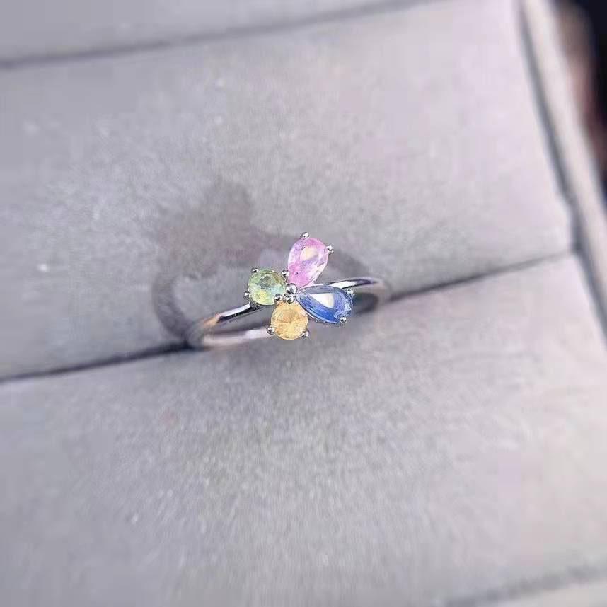 Výprodej Minimalistický prsten Inaly Shine Barevná Aaa Kubická zirkonie Elegantní Nastavitelný Dámský Svatba Zásnuby Narozeniny Šperky