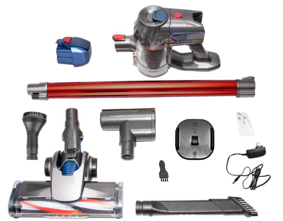 10kPa Handheld Wireless Vacuum Cleaner Hard Floor Cordless Stick Vacuum Cleaner Dual Motor LED Electric Sweeper 220V