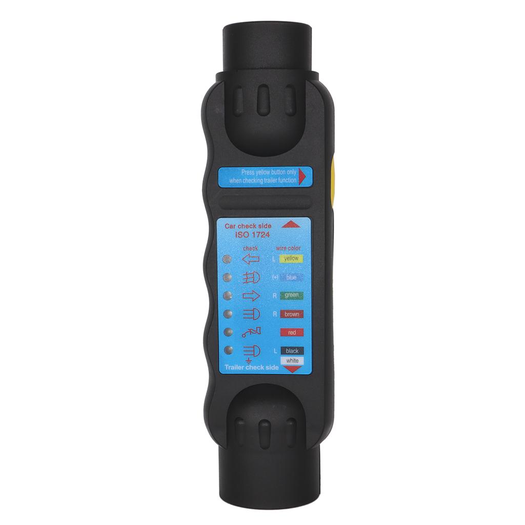 European 7 Pin 12V Trailer Socket Tester High Quality Wiring Circuit Light Test Tool Truck Accessories Car Circuit Testing Tools