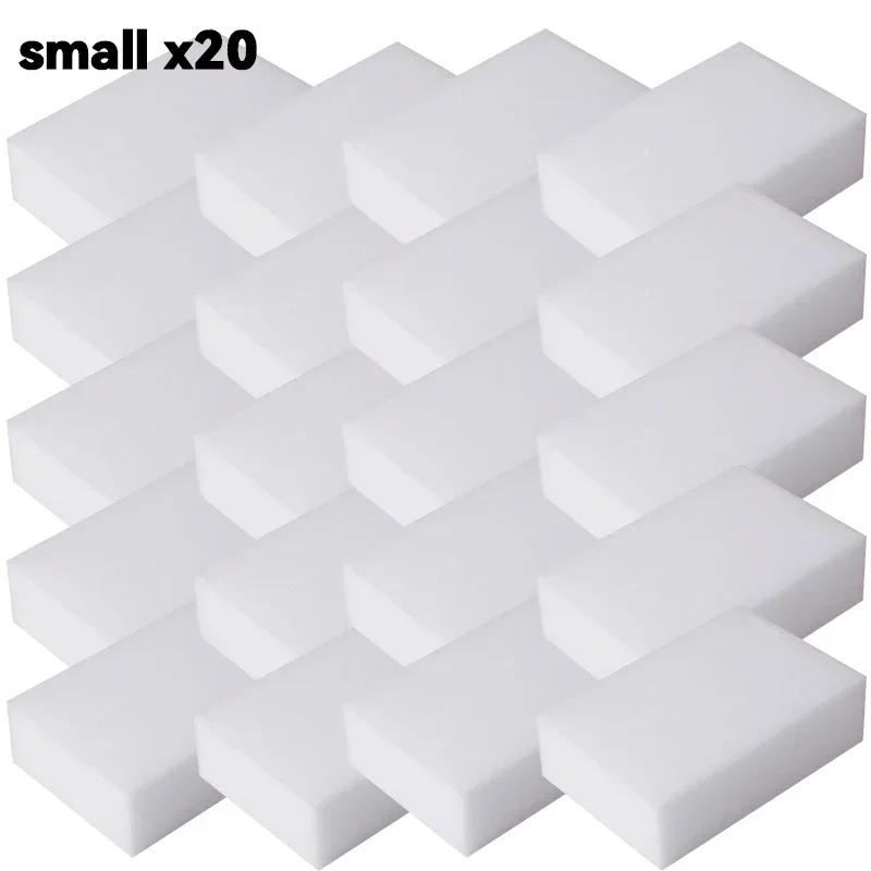 100*60*20mm White Sponge Eraser Melamine Sponge Cleaner Multi-Functional Kitchen Bathroom Shoes Keyboard Cleaning Tools