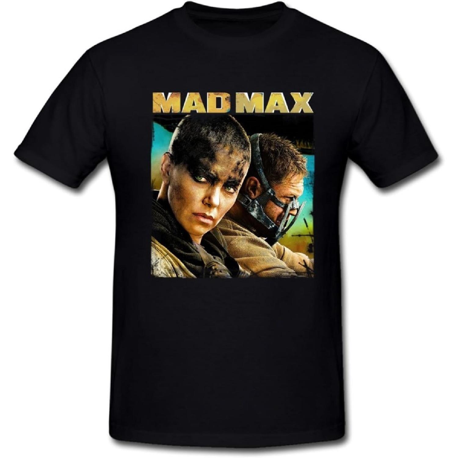 MoonArt Мужская футболка с кадрами из классики Mad Max: Imperator Furiosa & Max Rockatansky XXL Черная XXXXXL разноцветный