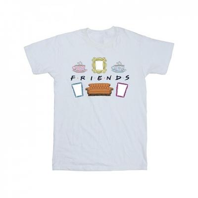 Girls Couch Lounging Cotton T-Shirt