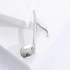 Glossy Retro Musical Note Brooch - Women's Fashion Accessory Pin