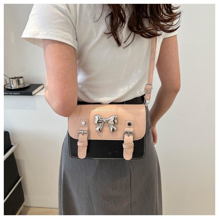 Trendy Bow Knot Square Bag: Elegant, Versatile Handbag & Crossbody