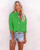 European and American Women's Long Sleeve Casual Lapel Shirt - Autumn/Winter 2020 Collection (Model: MC1033)
