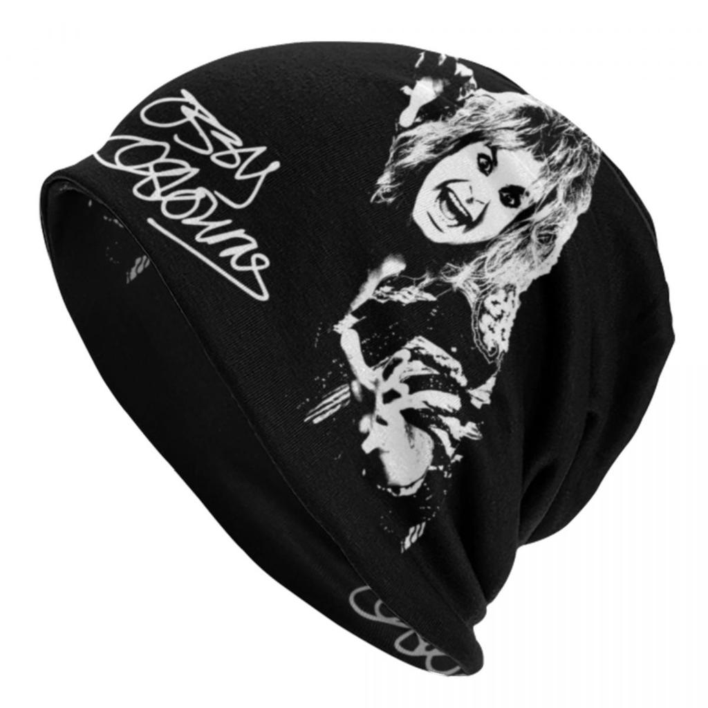 Winter Warm Women Unisex Knitted Hats Unisex Adult Hazbin Hotels Logo Skullies Beanies Caps Anime Comedy America Bonnet Hats