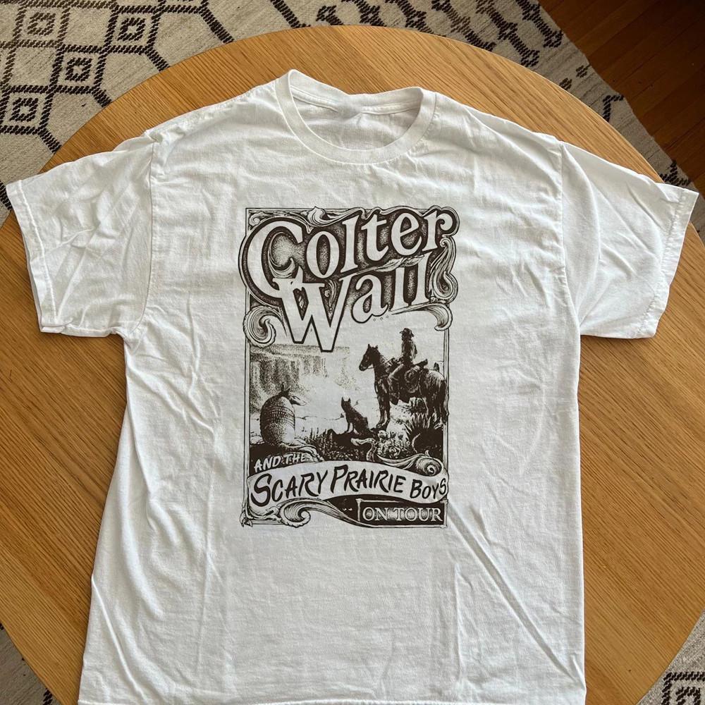 

Colter Wall And The Scary Prairie Boys Cotton White T Shirt All Size BT702 Unisex T-Shirt XXXXL