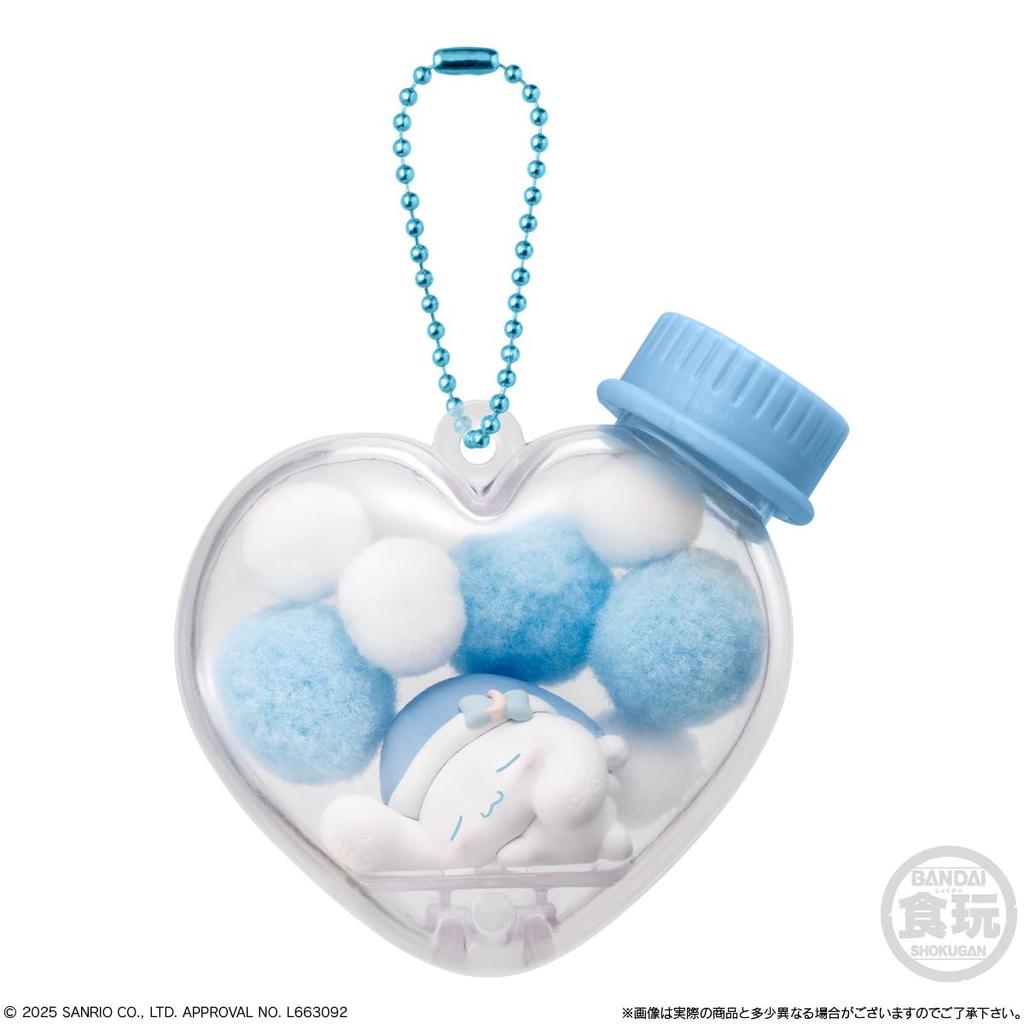 BANDAI Chara Mofu Case Mascot Sanrio Characters Chewing Gum Candy Toy Set of [Box 12]