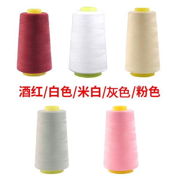 Große Rolle 402 Haushalts-Farb-Handnähgarn Nähgarn Nähmaschinennähgarn Polyester-Nähnadelgarn Näh-Pagodengarn