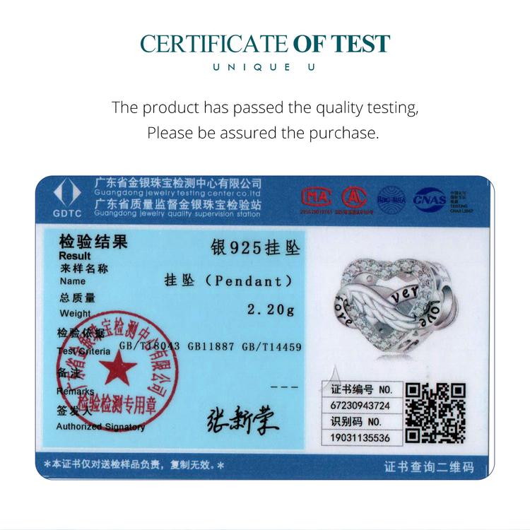 BAMOER 925 Sterling Silver Glittering  Eternal Heart Charm Beads for Women Original Bracelet and Bangle Charms Jewelry