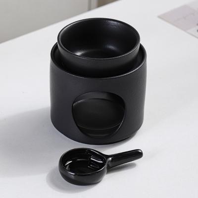 3 In 1set Candle Heating Holder Ceramic Essential Oil Reed Diffuser Incense Burner Household Spa Aromatherapy Furnace Home Decor