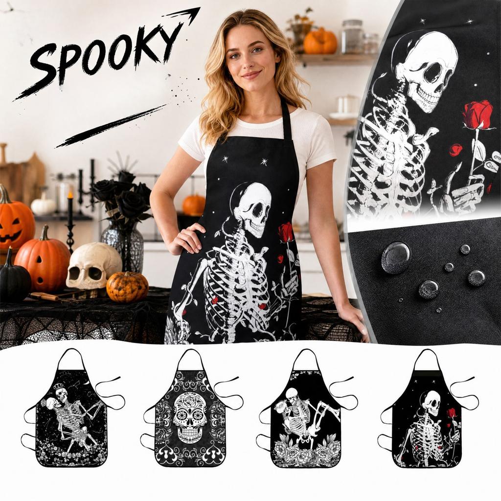 Halloween Print, Creative Novelty Kitchen for Halloween Party