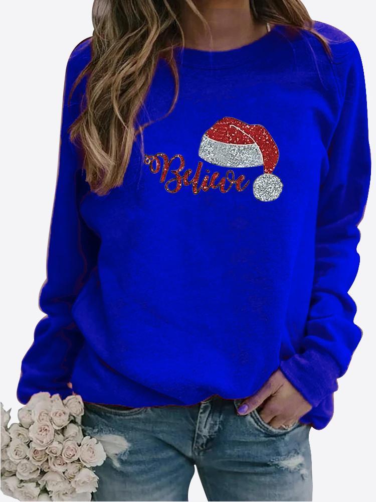 Autumn New Sweater Women's Printed Tops T-shirt Ladies Round Neck Long Sleeve Casual Sweatshirt Plus Size Blouse