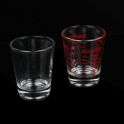 Taza medidora de vidrio de 30 Ml, vaso de medida con escala, vaso de vidrio líquido, 1 ud.
