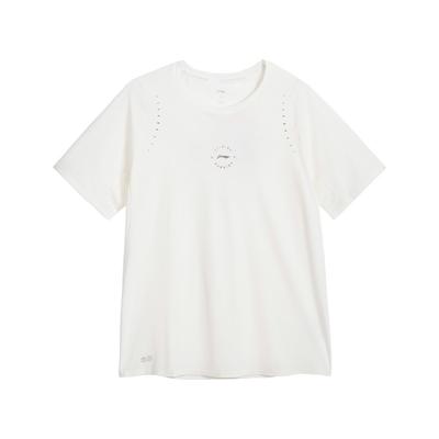 Casual Running Sports Fitness T-Shirt Short Sleeve Comfortable Cool Women Tops Off-White ATSV376-6