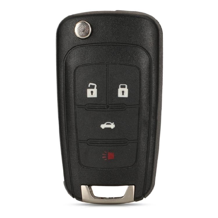 Vehicle Key Fob Foldable Case Folding Car Key Case Shell Replacement Enhances Durability for Round Emblems Car Keys