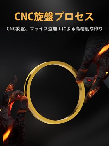 GAsupply Hub Ring (HUB CENTRIC RING) Inner Diameter 66mm To Outer Diameter 73mm Height Approx. 10mm Aluminum Ultra-lightweight Compatible with Ni