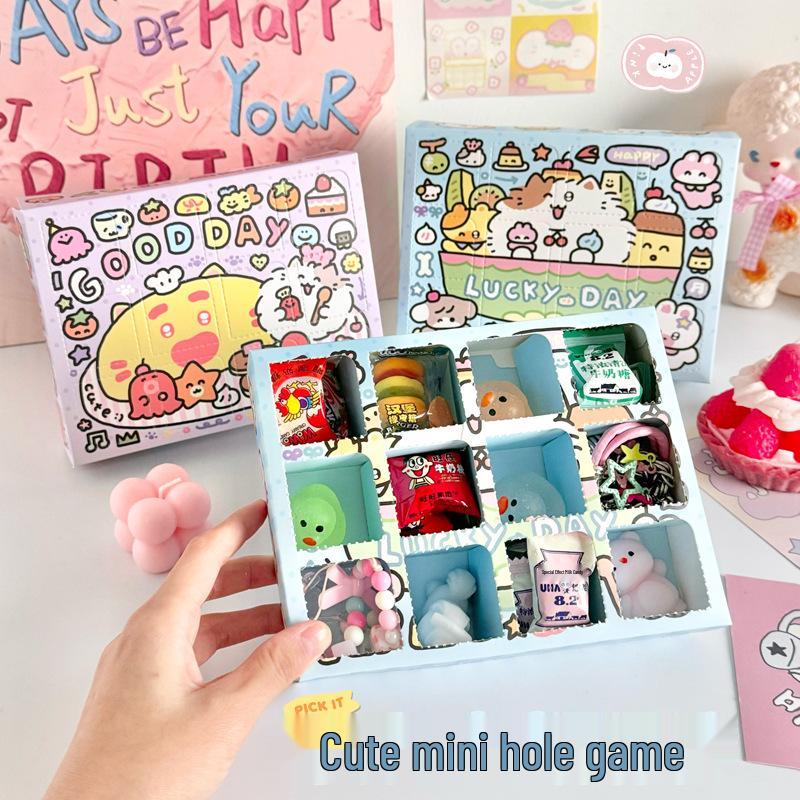 DIY Christmas Scratch-Off Surprise Gift Box: Exciting Blind Box Game for Birthday Surprises