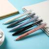 5 Pcs Vintage Minimalist Design 0.5mm Neutral Pens for Daily Office Signature Gel Pens, Student Writing Pens  (Black Ink)
