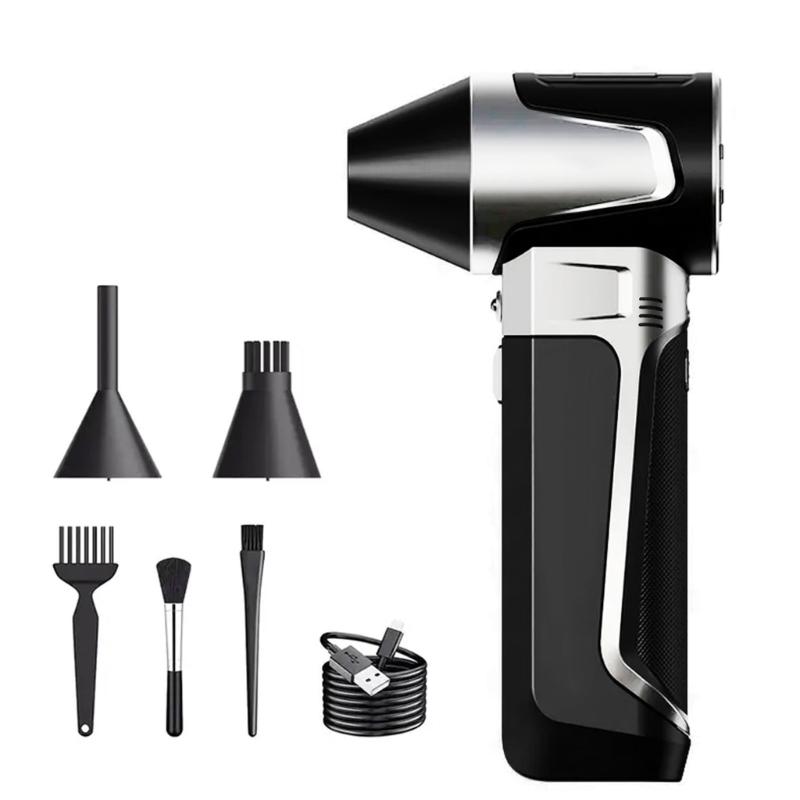 

Small Handheld Fan 3 Speed Adjustment Compact Pocket Fan 2500mAh Rechargeable Mini Fan 130000RPM Electric Air Blower 1