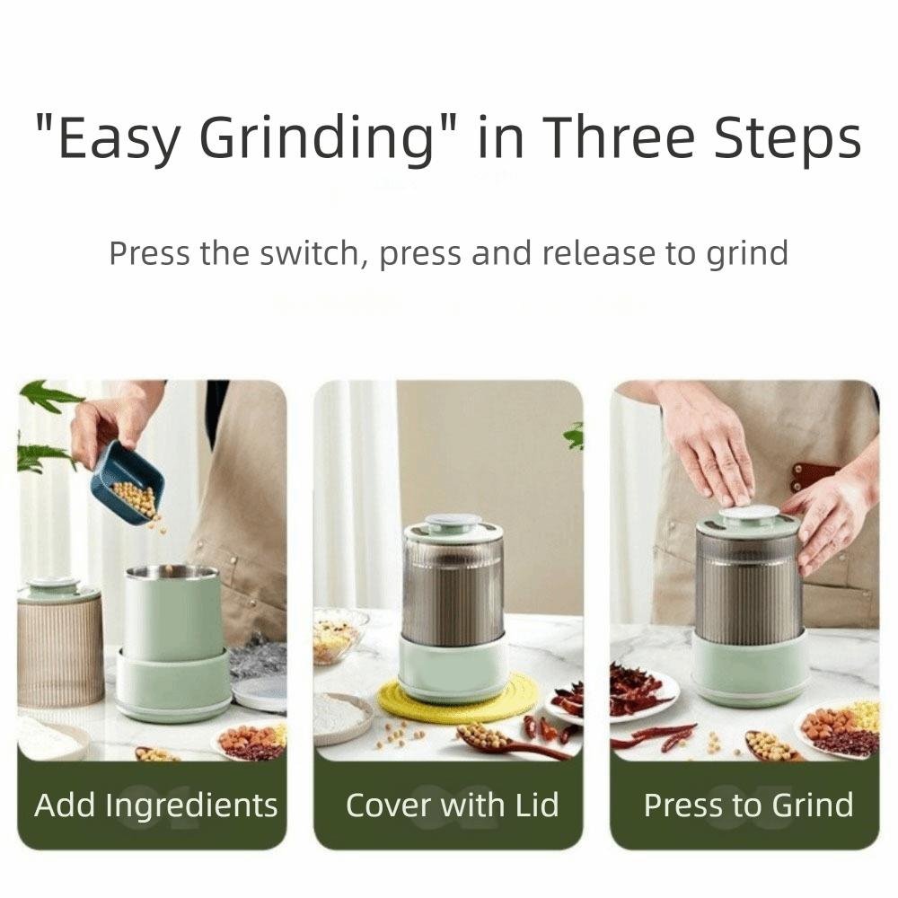Efficient Electric Grinder Handheld Grain Dry Grinder Practical Grinding Machine Flour Mill
