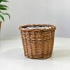 Permanentl Woven Desk Accessory Basket Organic Design Ideal For Home Organization
