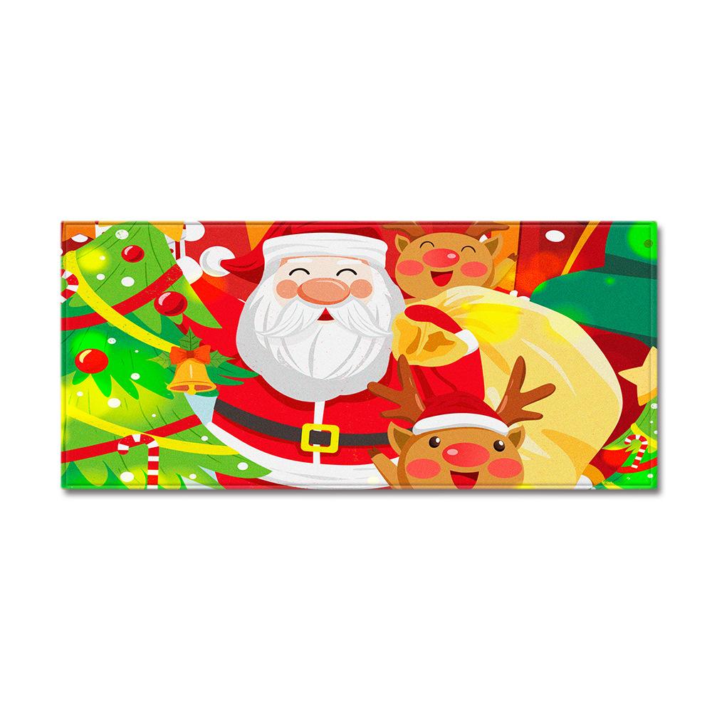 Christmas Kitchen Sand Carpet Doormat Long Floor Mat
