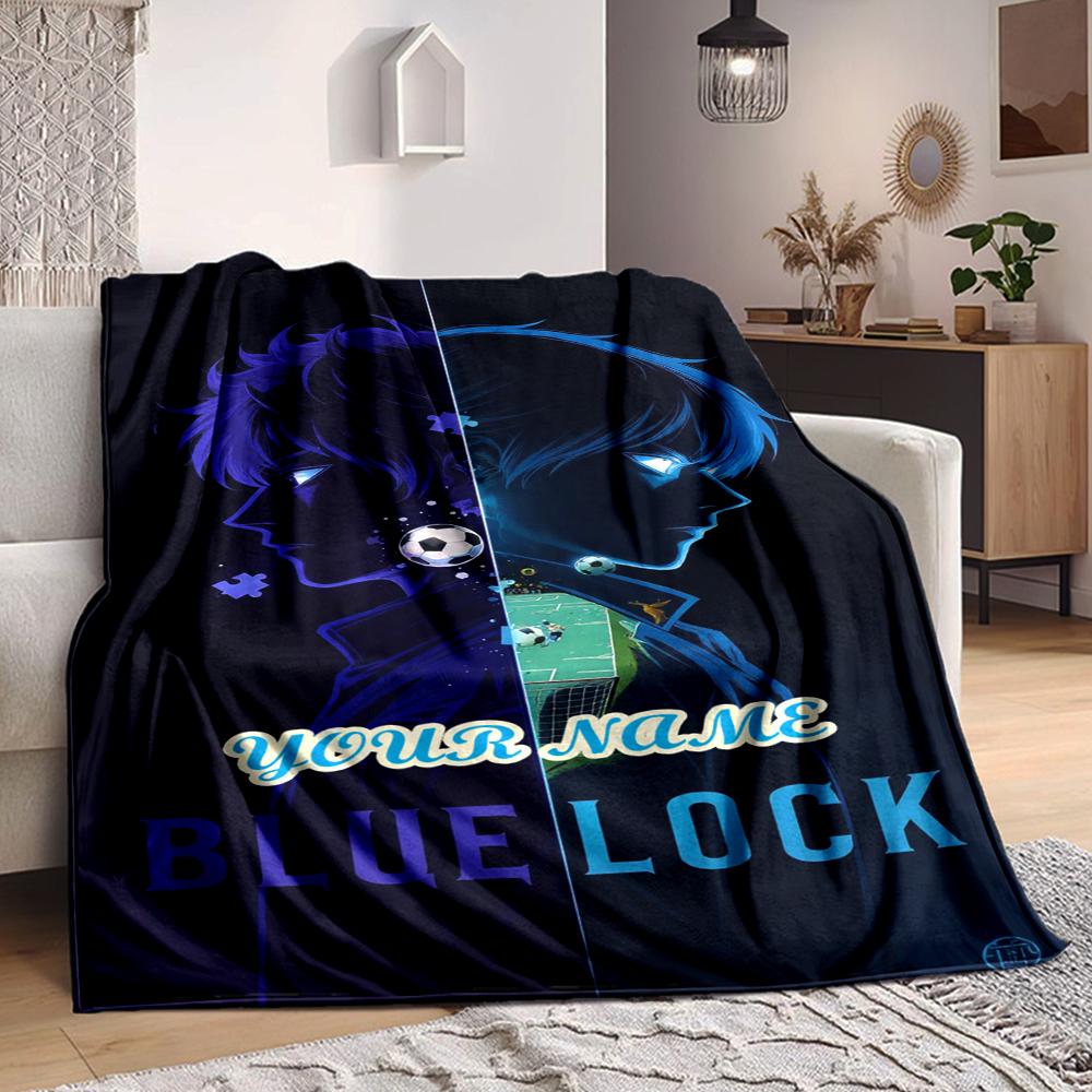 Custom 1pc Anime Characters Unite Blanket, Soft And Comfortable Blanket, Casual Warm, Camping Travel Blanket, Birthday Gift Q9137