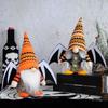 Cute Halloween Wings Doll Funny Knitted Plush Doll Crafts Faceless Doll  New Year