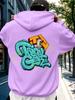 Mikina Street Art Graffiti, Pulovr s kapucí a potiskem písmen graffiti ze spreje, Unisex ležérní Streetwear s dlouhým rukávem, Hoody pro muže a ženy