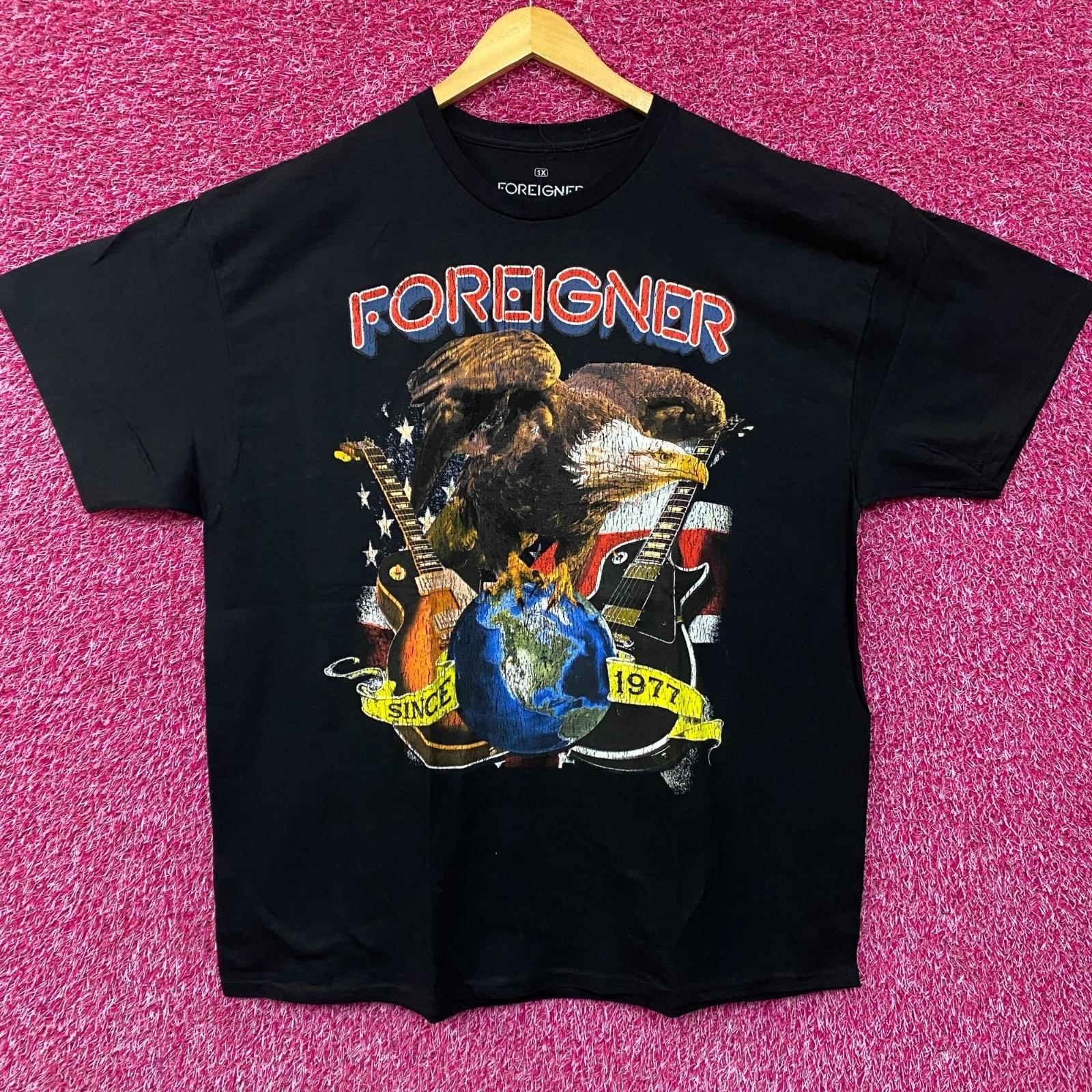 Foreigner Since 1977 Farewell Eagle Graphic Design T-Shirt 1X L