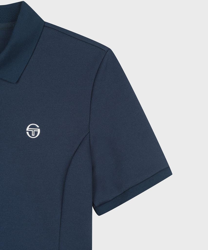 SERGIO TACCHINI W Pique Polo Dress (Navy)