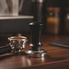 Coffee Tamper with Stainless-Steel Base Premium Espresso Puck Compressor