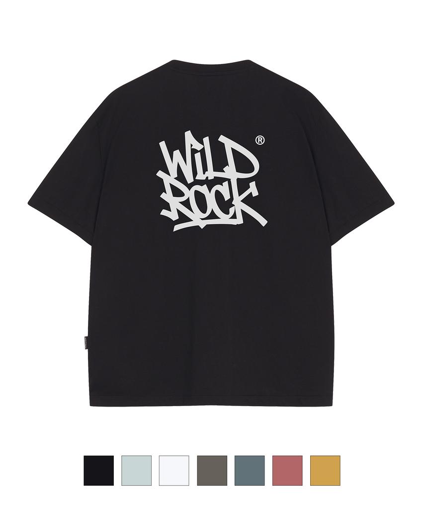 WILDROCK Tag Logo Cool Cotton Oversized Short Sleeve T-Shirt