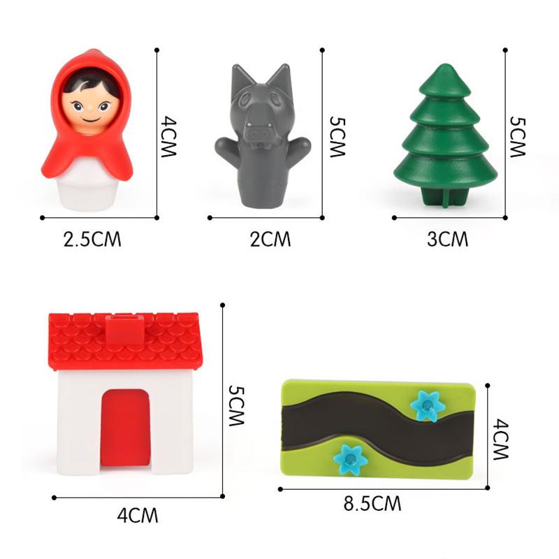 Little Red Riding Hood Smart Hide&Seek Board Games With Solution Skill-Building Puzzle Logic Game Training Toy for Children