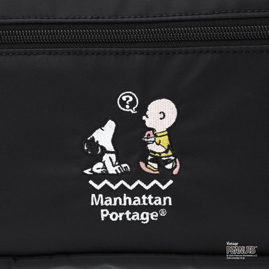 JOGGER JPN VER 2 FLIGHT NYLON BACKING PEANUTS 25 Shoulder Bag MP1404L2PNS25 Black [Manhattan Portage] (L)