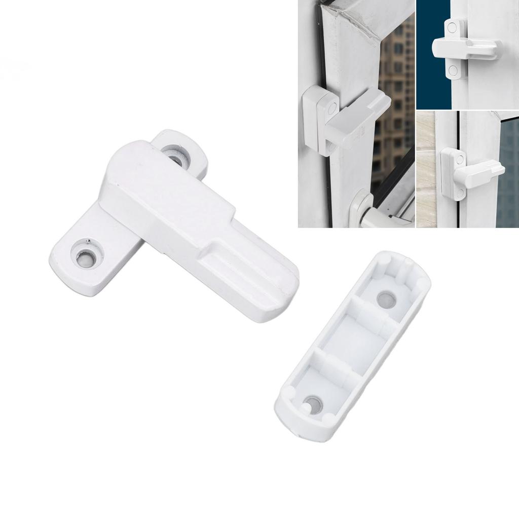 Window Sash Lock Aluminum Alloy T Type Sliding Window Child Proof Lock for Home Security