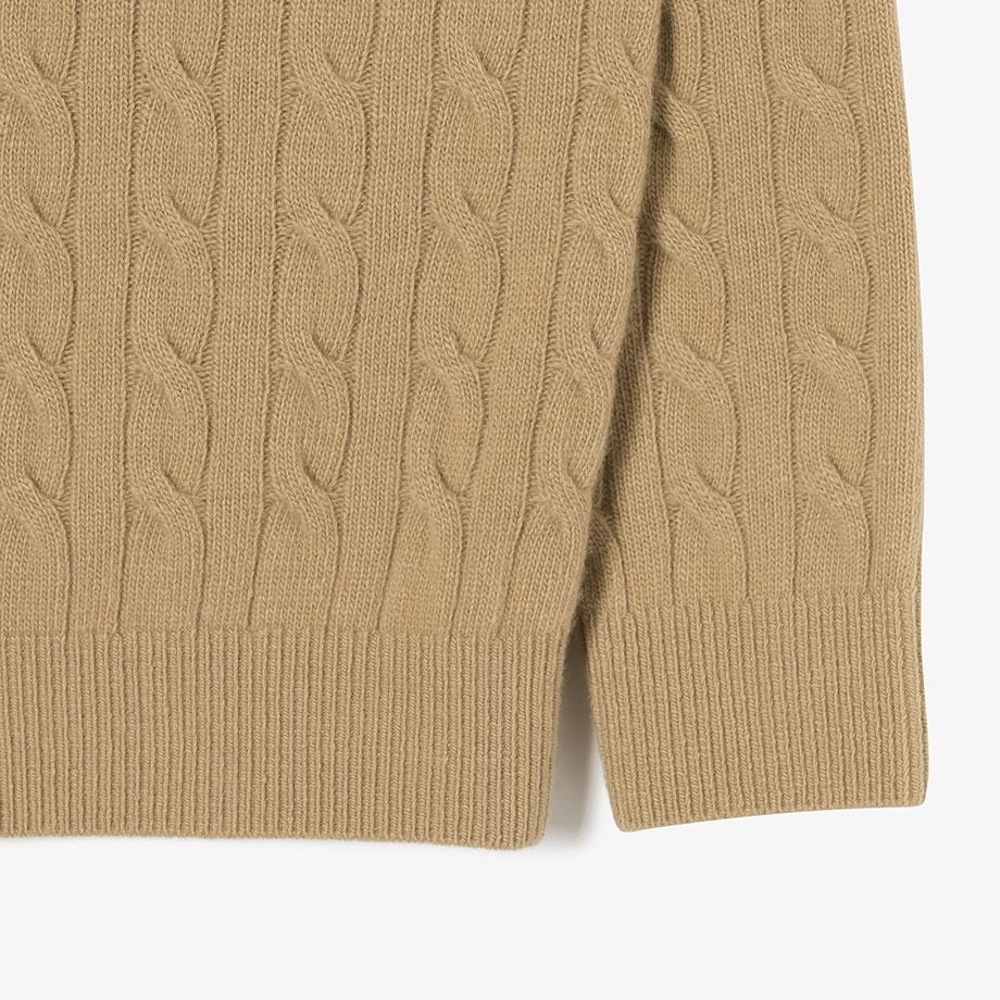 Lacoste Men's Cable Crew Neck Pullover AH816E-55NTUY