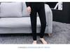 Men's Reversible Thermal Underwear Set with Half-High Collar and Seamless Velvet Fabric for Fall/Winter