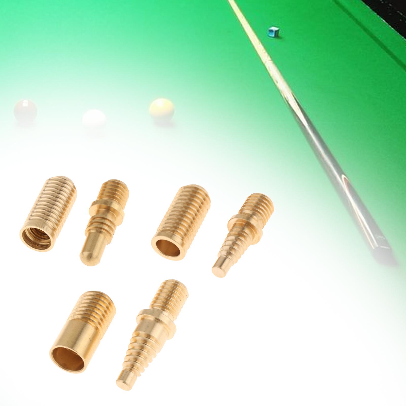 

Pool Cue Joint Screw Brass Pool Cue Connecting Screw Easy to Install and Remove Billiard Cue Screw for Billiards Players 11mmx33mm 11mmx27mm