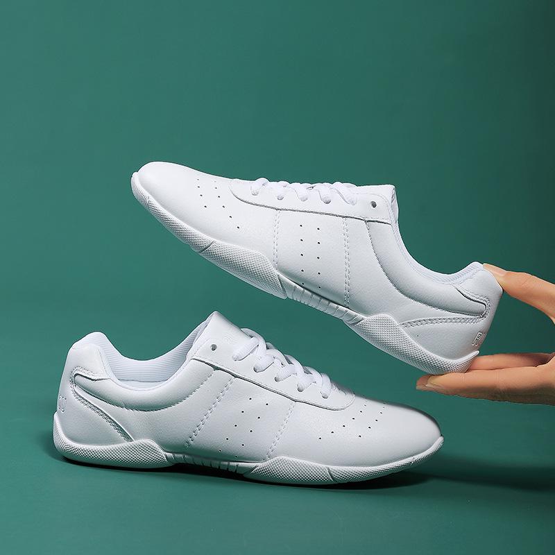 Scarpe da Fitness, Danza e Aerobica Unisex Bianche per Competizione e Cheerleading cm