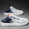 2025 Half Shoes For Men Lace Up Mules Male Flat Sandals Summer Backless Loafers Slippers Light Man Slides Mens Casual Shoes 2025