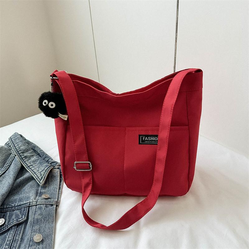 Chic Retro Canvas Tote Bag For Women With Large Capacity Perfect For Casual Outings