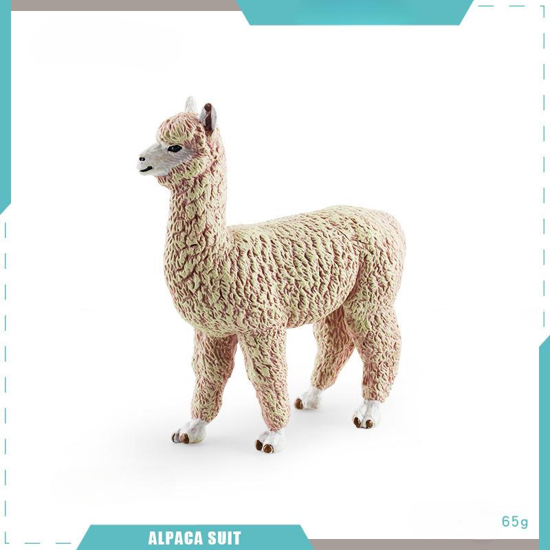 

Simulation Animal Alpaca Model *** Camel Mini Desktop Decoration Static Ornament Toy